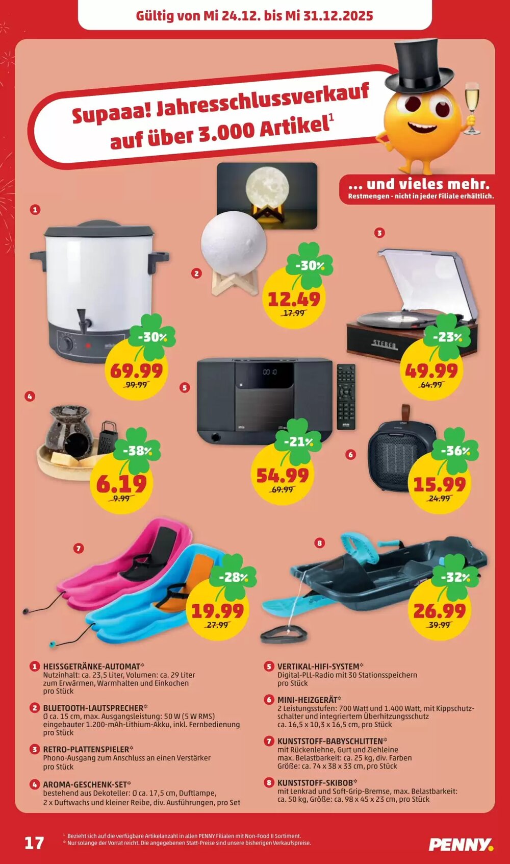 PENNY Flugblatt (ab 24.12.2025) - Angebote und Prospekt - Seite 17