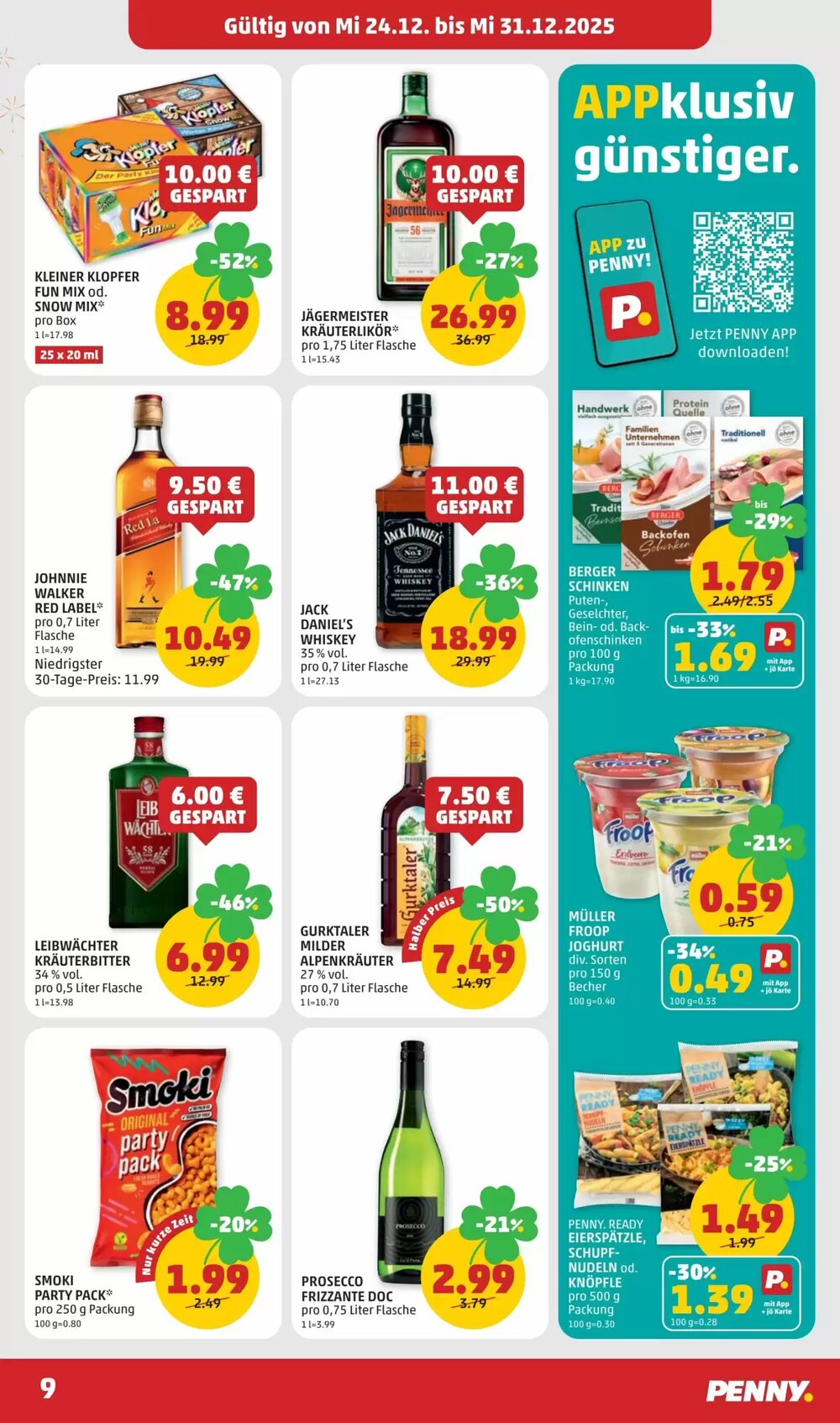PENNY Flugblatt (ab 24.12.2025) - Angebote und Prospekt - Seite 9