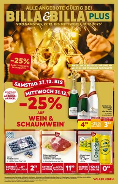 Billa Flugblatt (ab 27.12.2025) - Angebote und Prospekt
