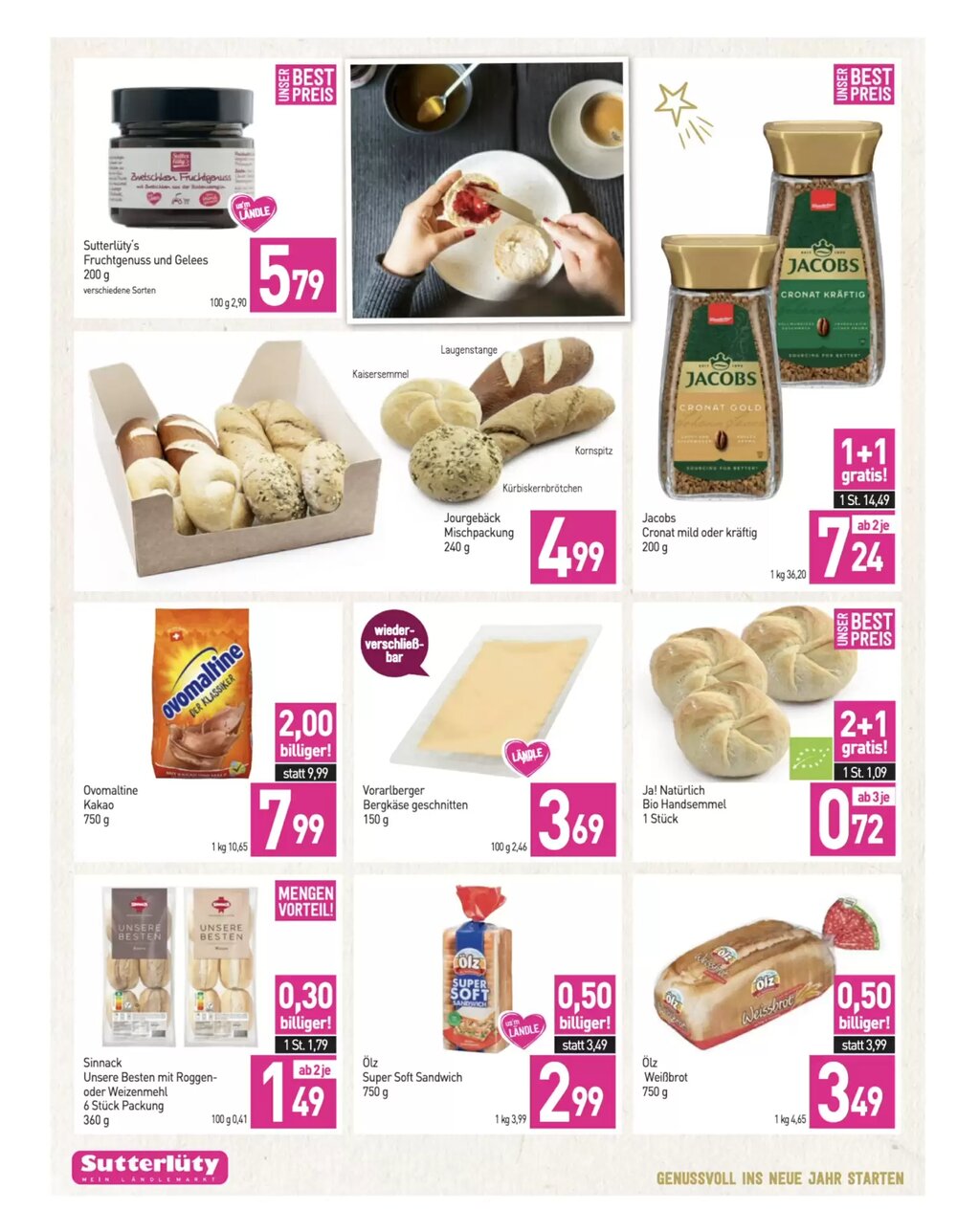 Sutterlüty Flugblatt (ab 27.12.2025) - Angebote und Prospekt - Seite 18