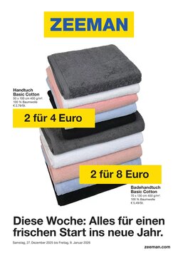 Zeeman Flugblatt (ab 27.12.2025) - Angebote und Prospekt