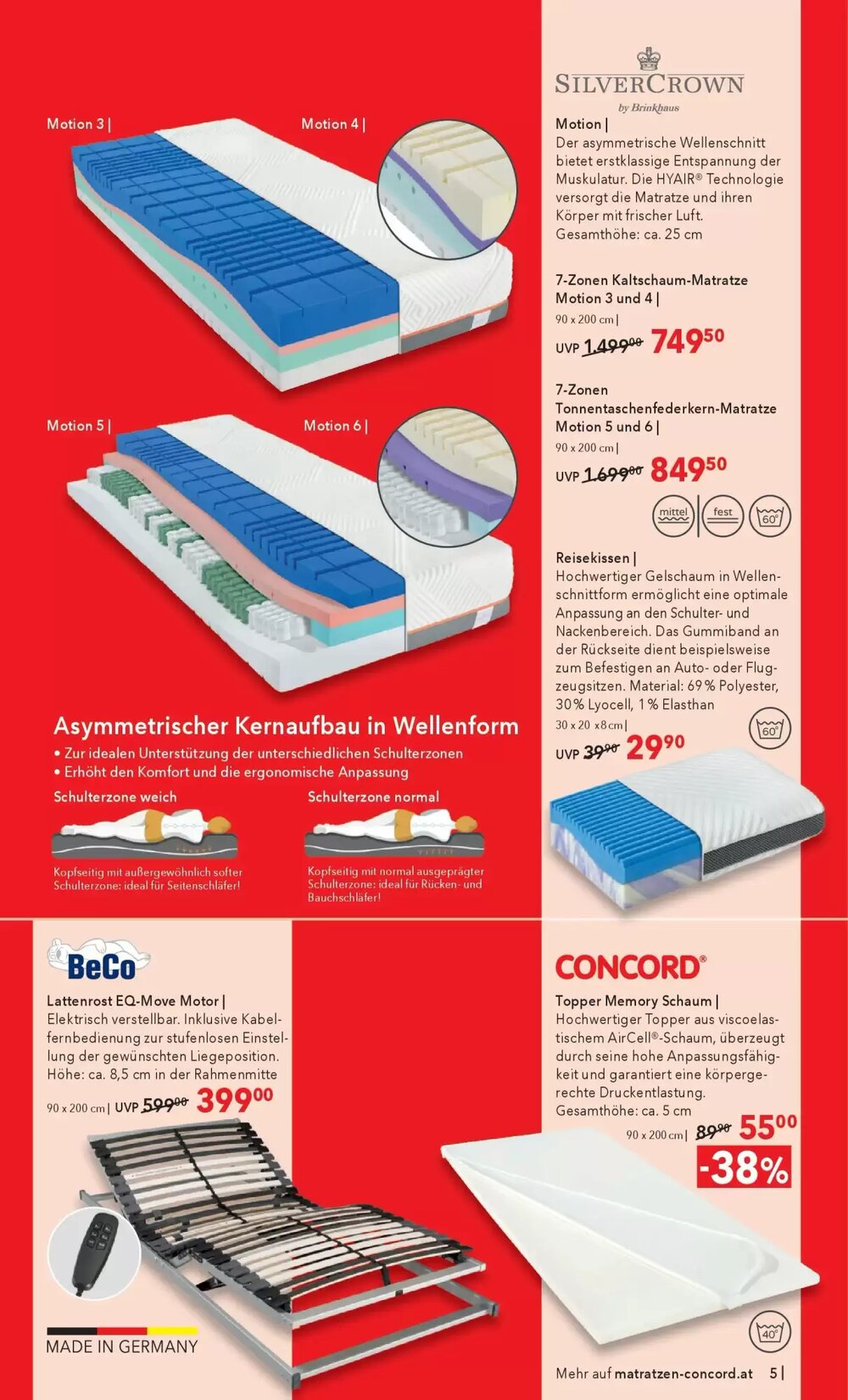 Matratzen Concord Flugblatt (ab 27.12.2025) - Angebote und Prospekt - Seite 5