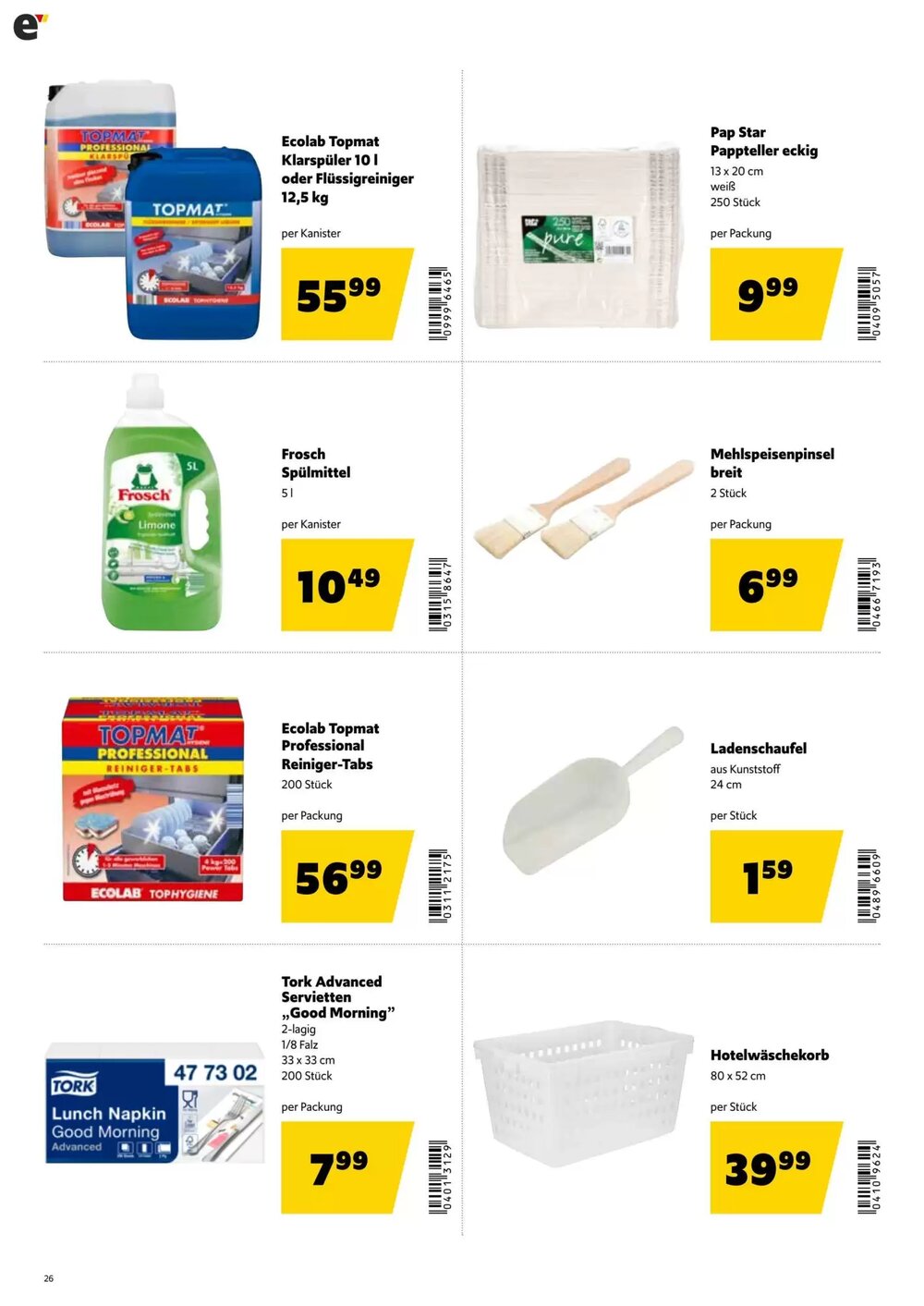 Eurogast Grissemann Flugblatt (ab 29.12.2025) - Angebote und Prospekt - Seite 26