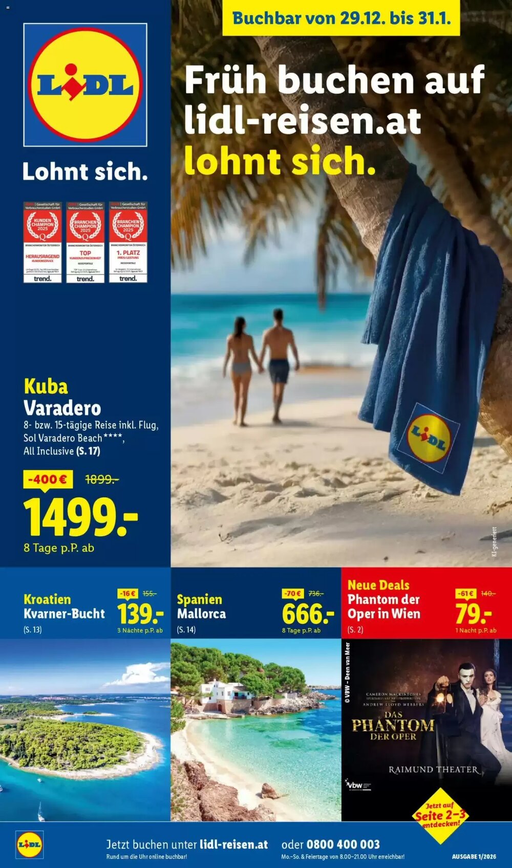 Lidl Flugblatt (ab 29.12.2025) - Angebote und Prospekt - Seite 1