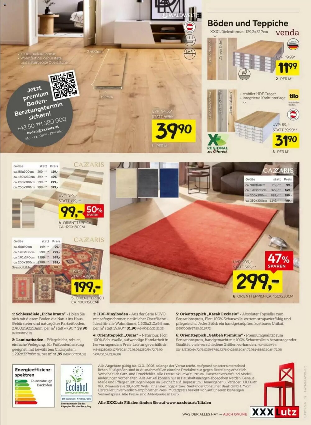 XXXLutz Flugblatt (ab 29.12.2025) - Angebote und Prospekt - Seite 12