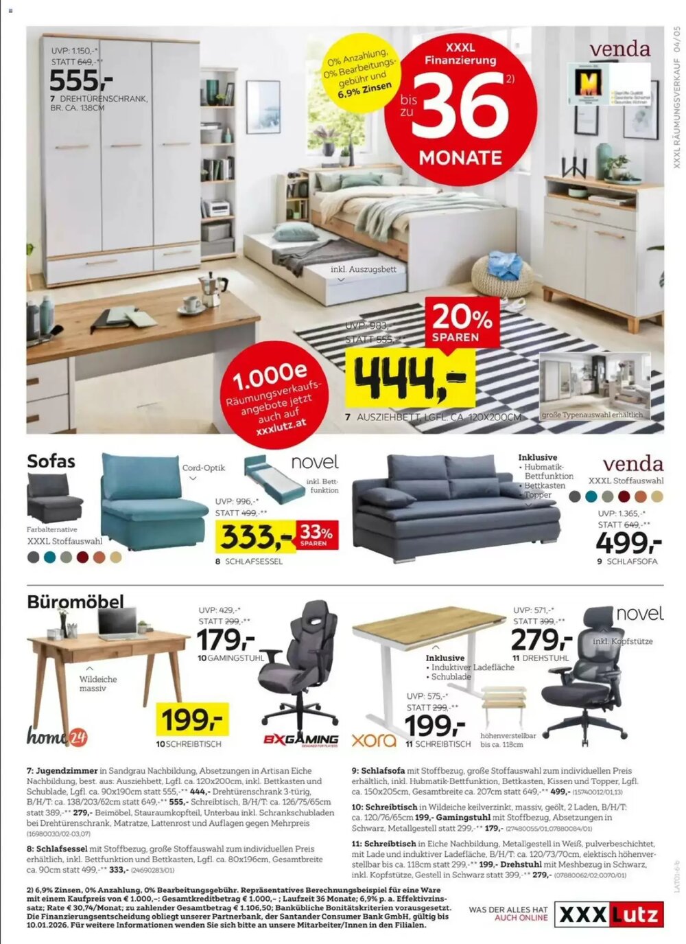 XXXLutz Flugblatt (ab 29.12.2025) - Angebote und Prospekt - Seite 5