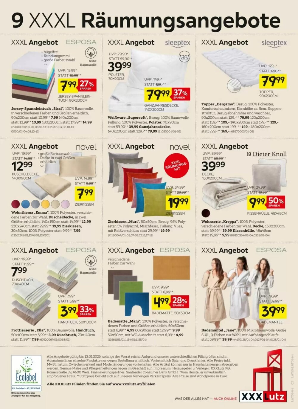 XXXLutz Flugblatt (ab 29.12.2025) - Angebote und Prospekt - Seite 2