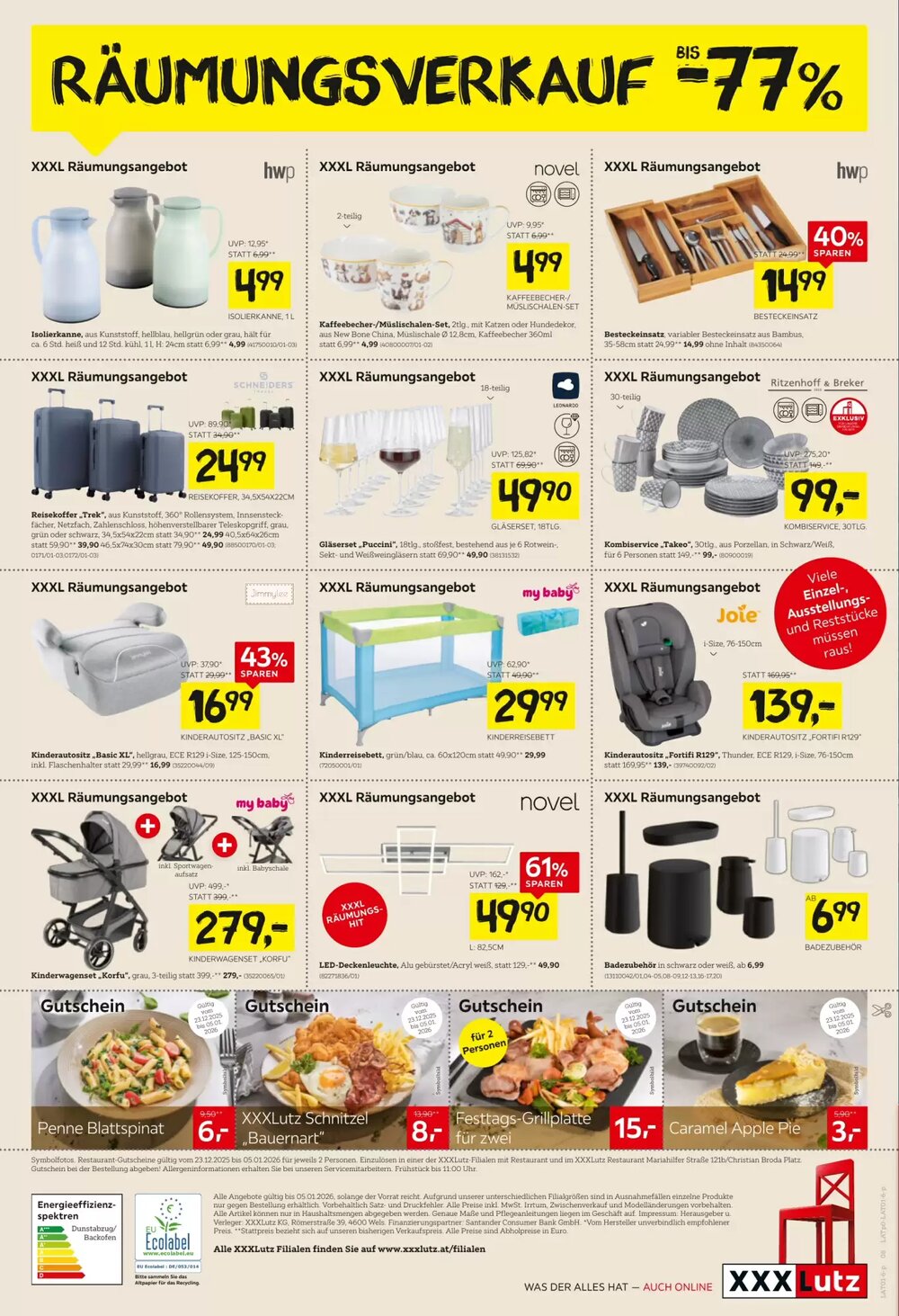 XXXLutz Flugblatt (ab 29.12.2025) - Angebote und Prospekt - Seite 8