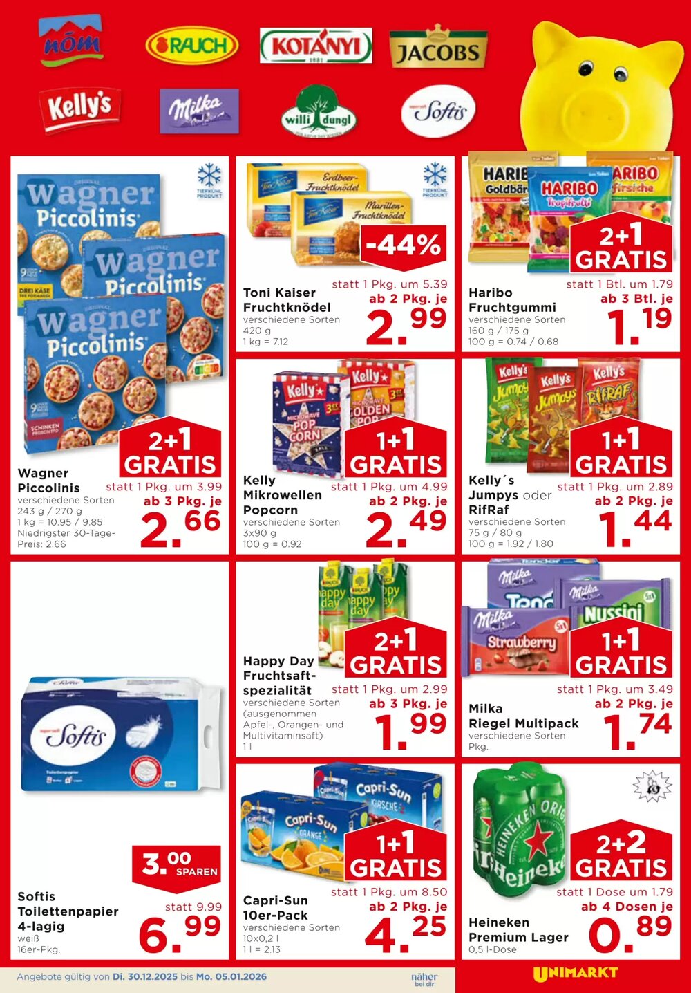 Unimarkt Flugblatt (ab 30.12.2025) - Angebote und Prospekt - Seite 3