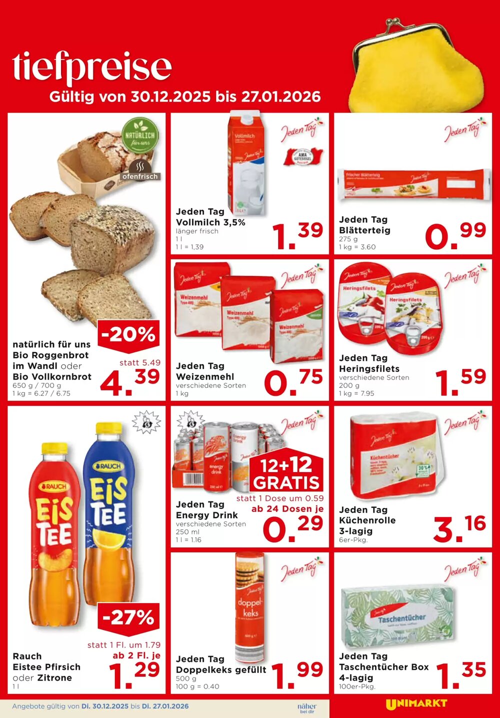 Unimarkt Flugblatt (ab 30.12.2025) - Angebote und Prospekt - Seite 7