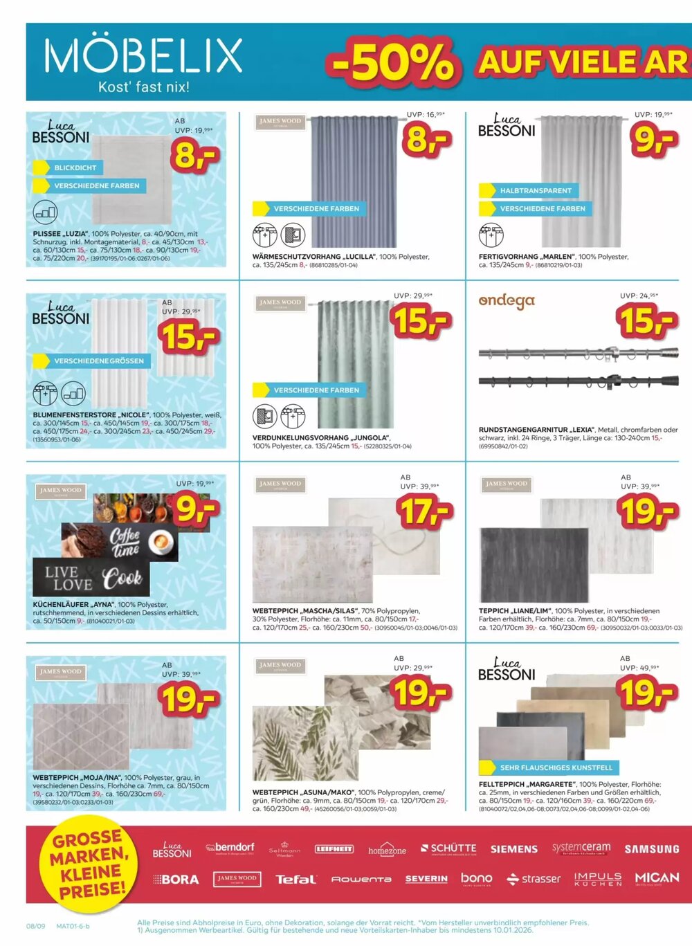 Möbelix Flugblatt (ab 30.12.2025) - Angebote und Prospekt - Seite 8