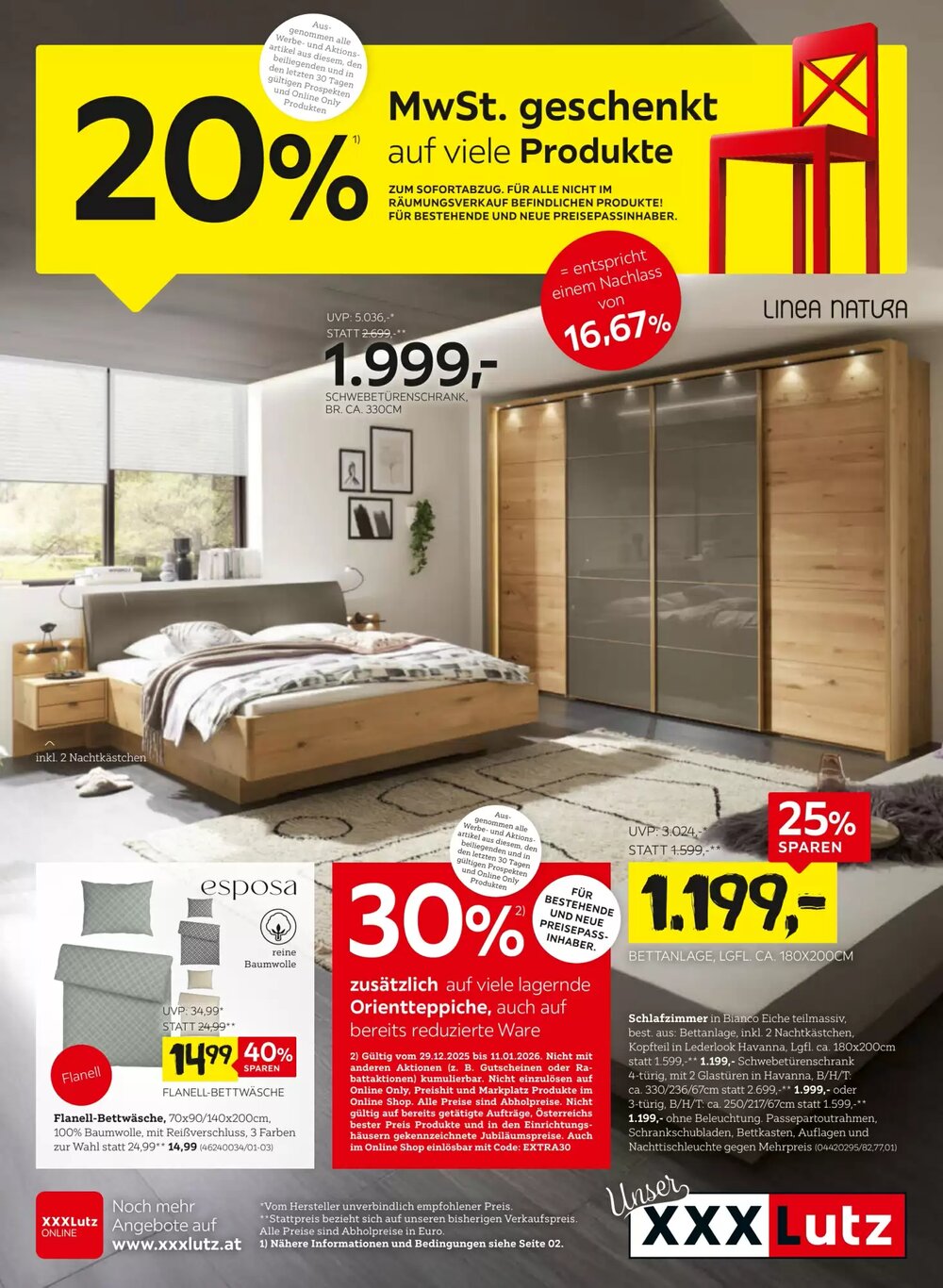 XXXLutz Flugblatt (ab 30.12.2025) - Angebote und Prospekt - Seite 1
