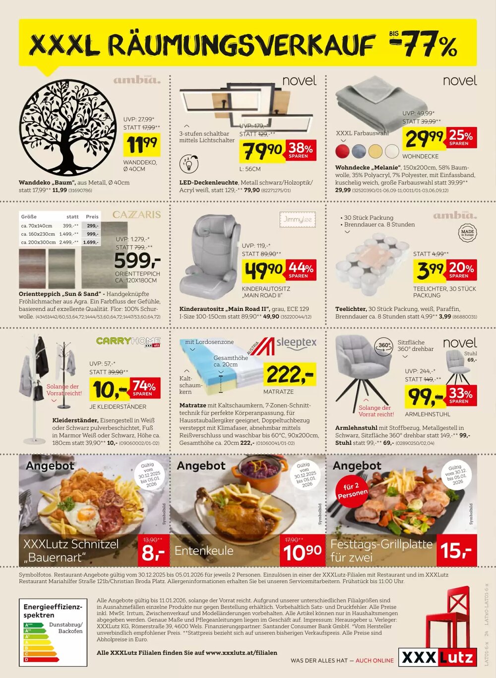 XXXLutz Flugblatt (ab 30.12.2025) - Angebote und Prospekt - Seite 24
