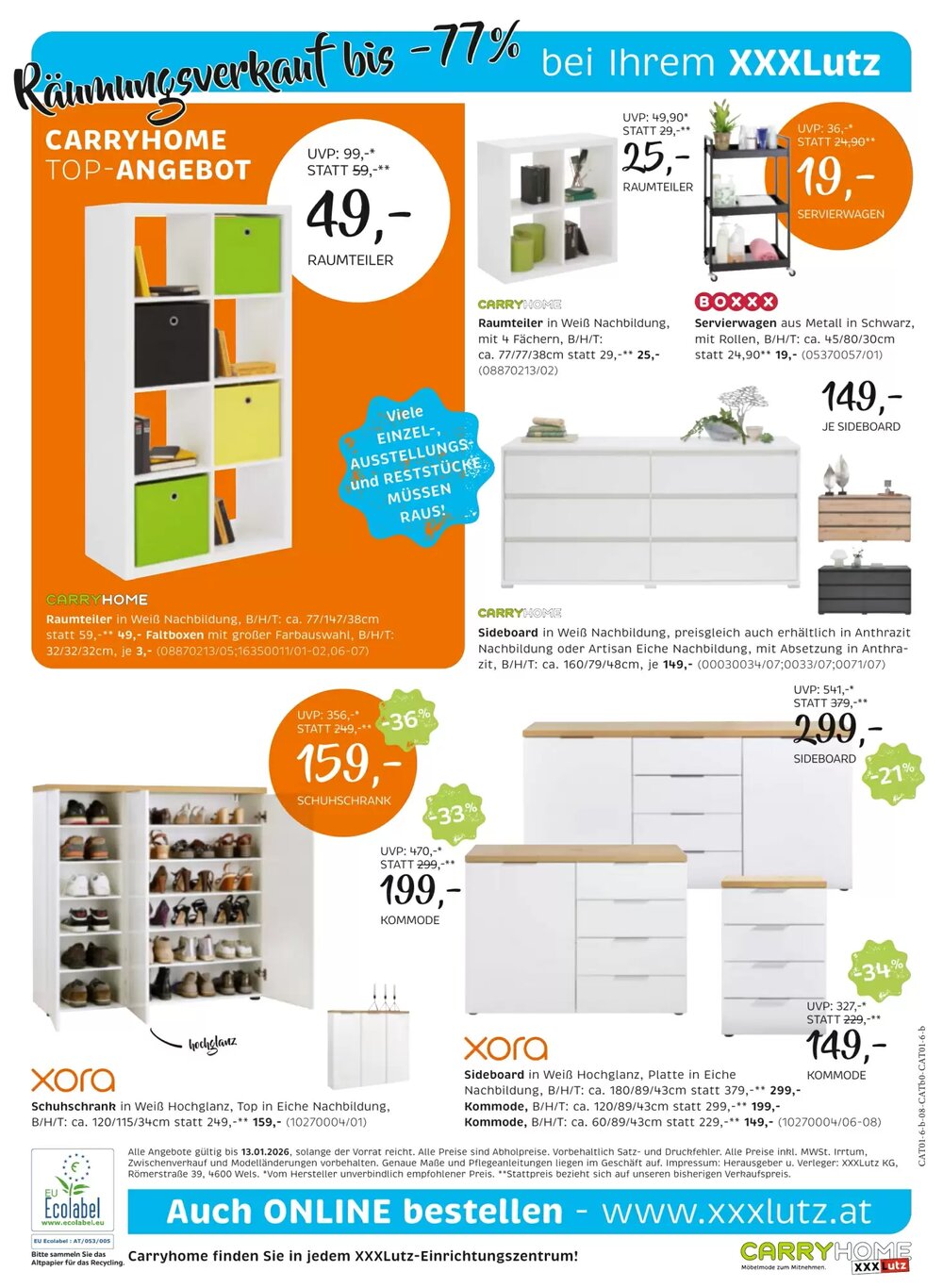 XXXLutz Flugblatt (ab 30.12.2025) - Angebote und Prospekt - Seite 8