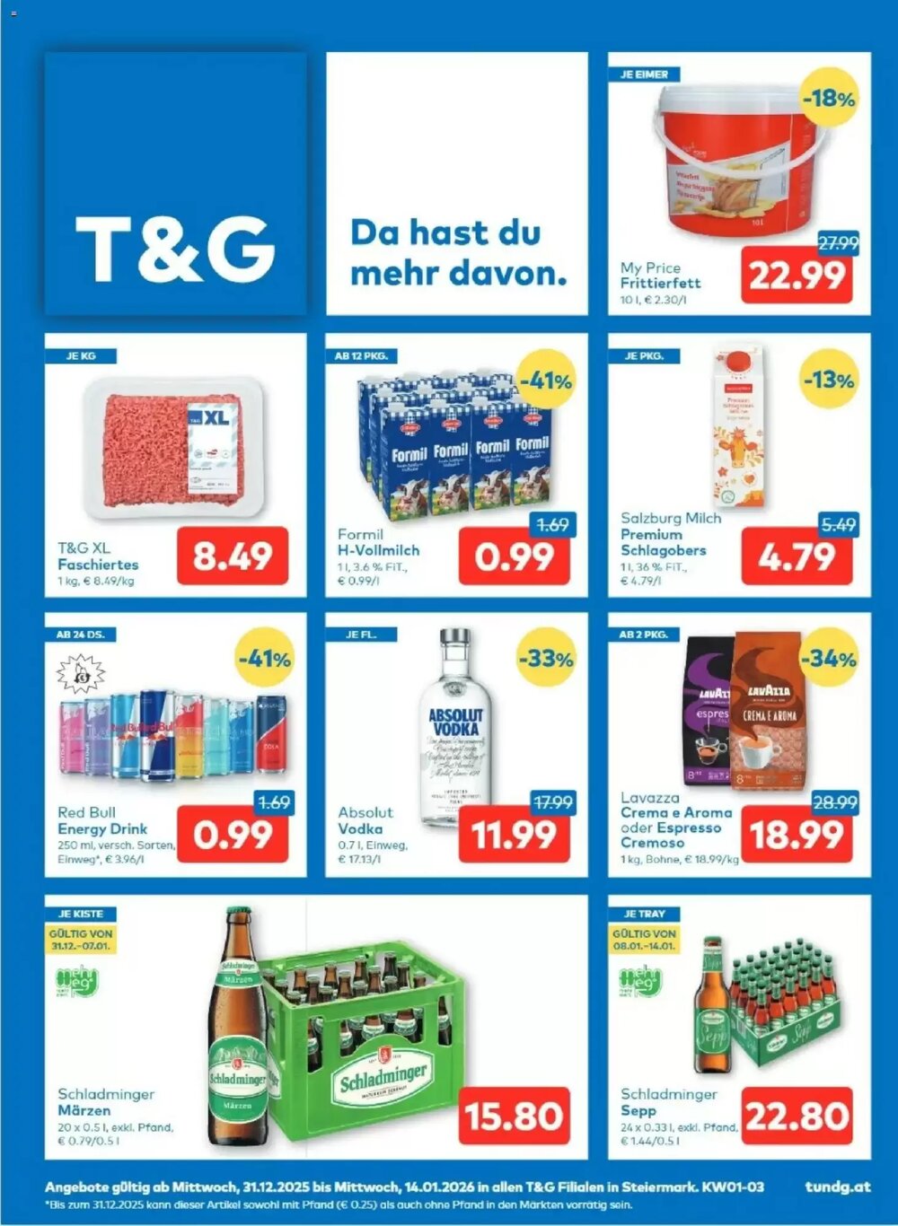 T&G Flugblatt (ab 31.12.2025) - Angebote und Prospekt - Seite 1