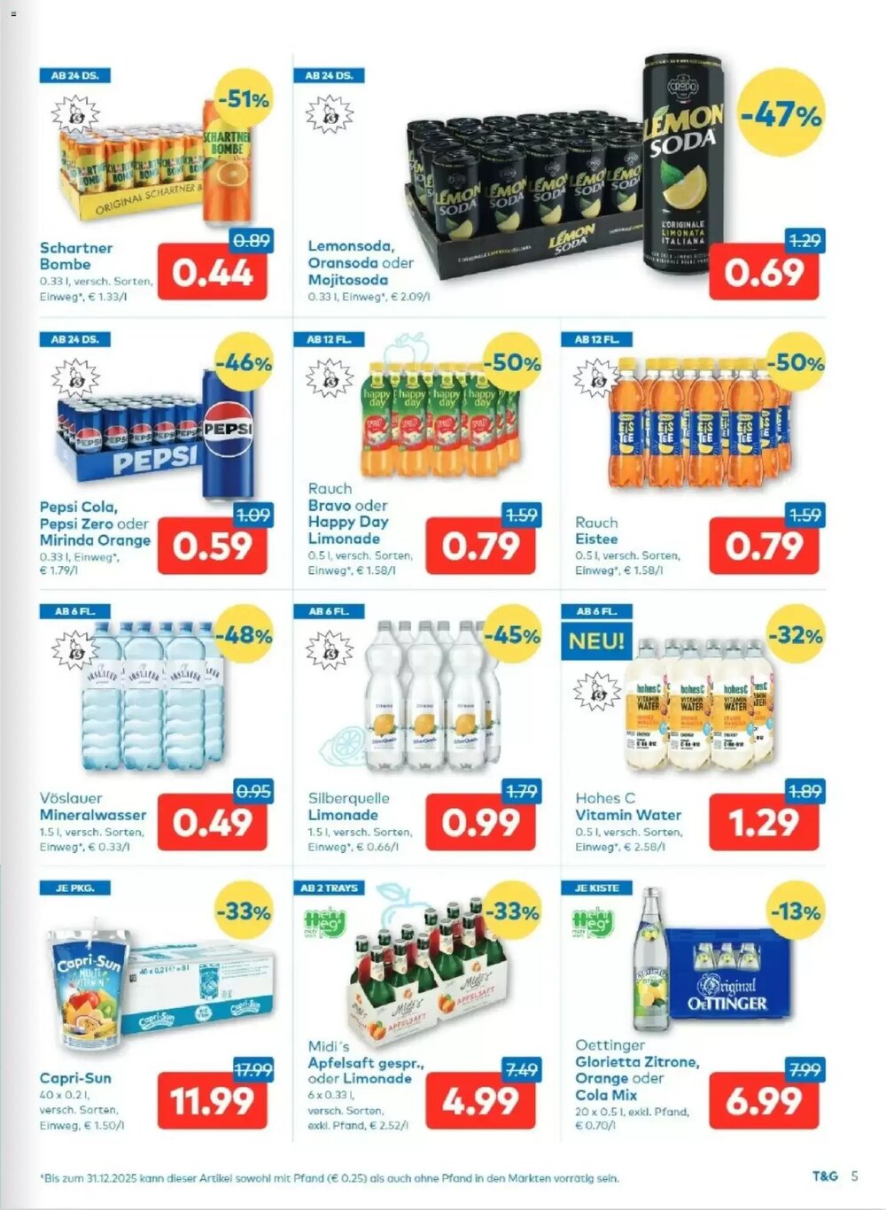 T&G Flugblatt (ab 31.12.2025) - Angebote und Prospekt - Seite 5
