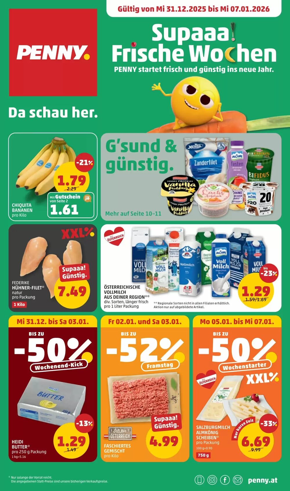 PENNY Flugblatt (ab 31.12.2025) - Angebote und Prospekt - Seite 1