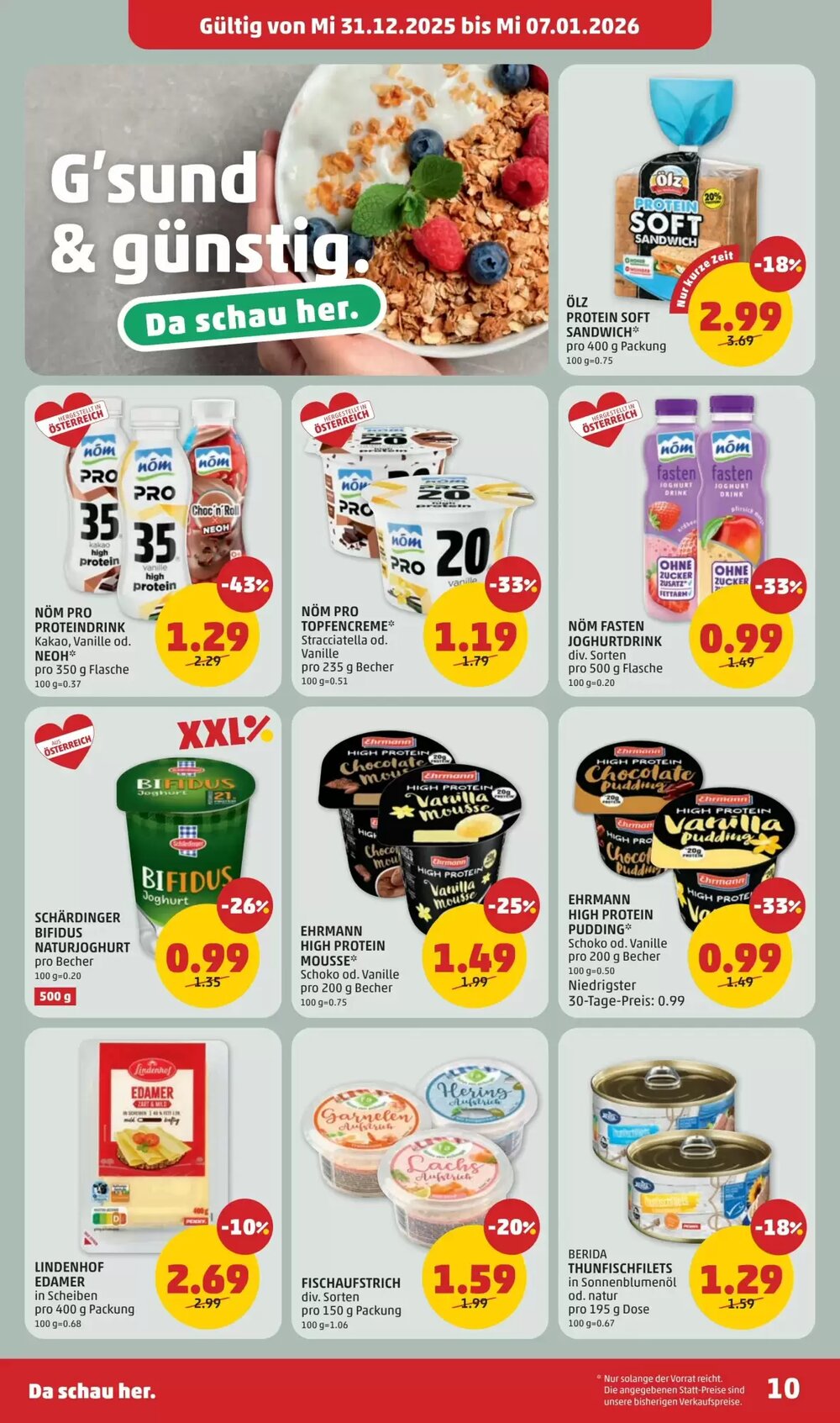 PENNY Flugblatt (ab 31.12.2025) - Angebote und Prospekt - Seite 10