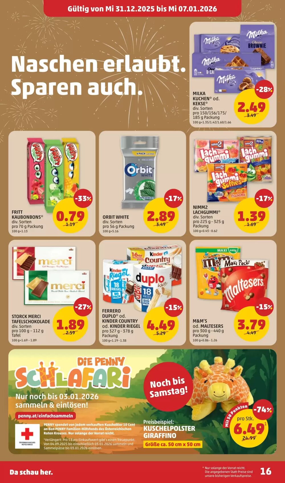 PENNY Flugblatt (ab 31.12.2025) - Angebote und Prospekt - Seite 16