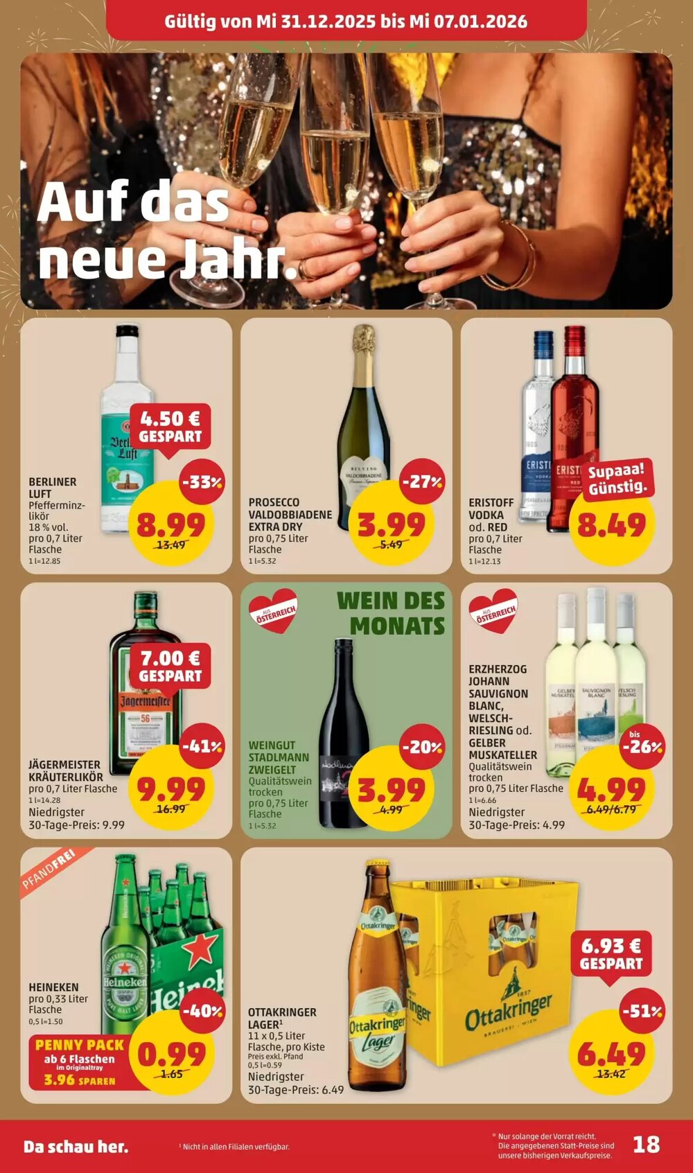PENNY Flugblatt (ab 31.12.2025) - Angebote und Prospekt - Seite 18