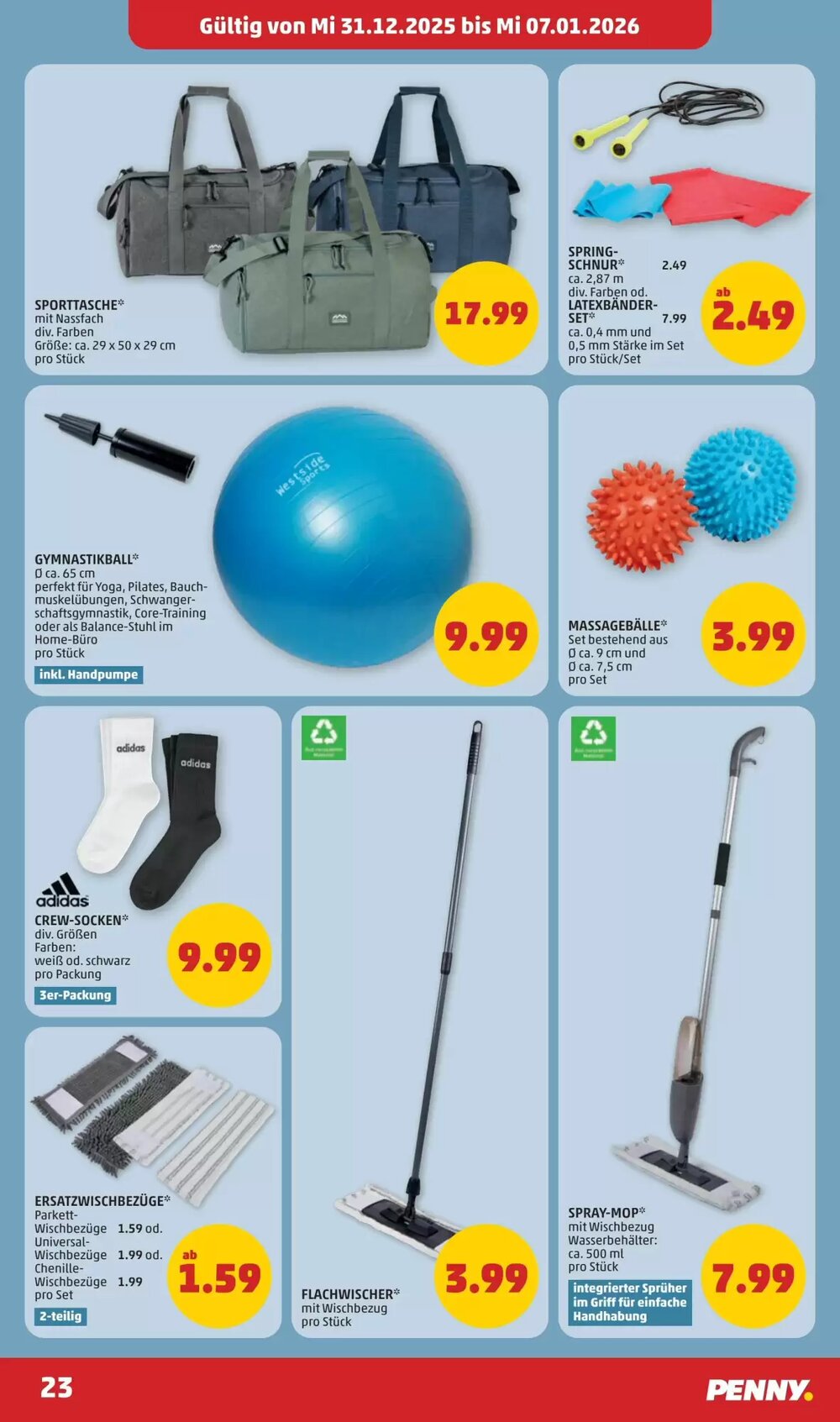 PENNY Flugblatt (ab 31.12.2025) - Angebote und Prospekt - Seite 23