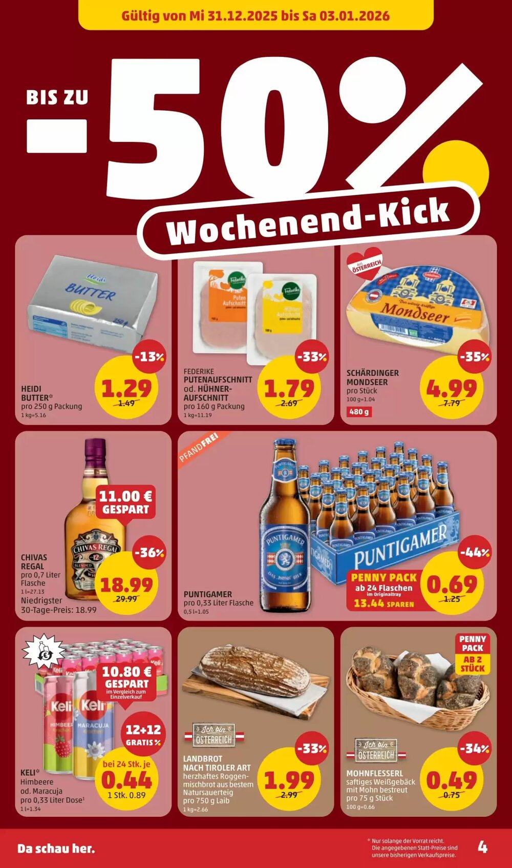 PENNY Flugblatt (ab 31.12.2025) - Angebote und Prospekt - Seite 4