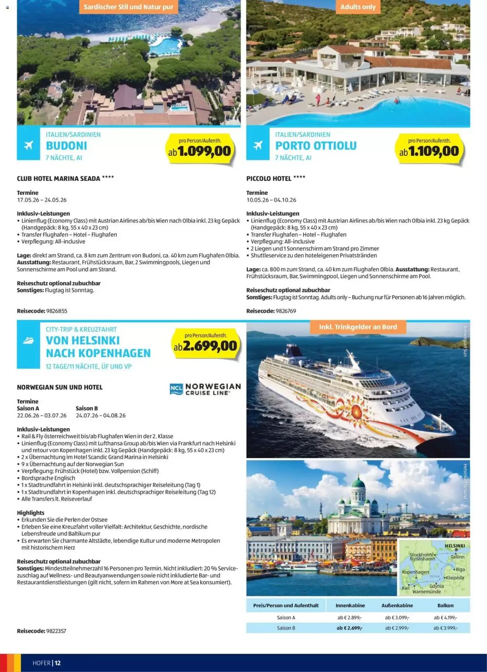 Hofer Reisen Flugblatt (ab 31.12.2025) - Angebote und Prospekt - Seite 12