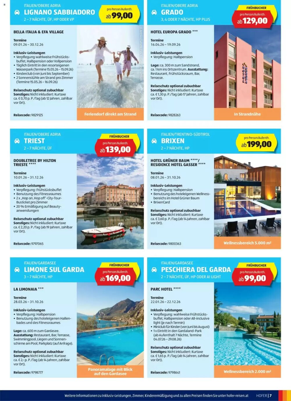 Hofer Reisen Flugblatt (ab 31.12.2025) - Angebote und Prospekt - Seite 7