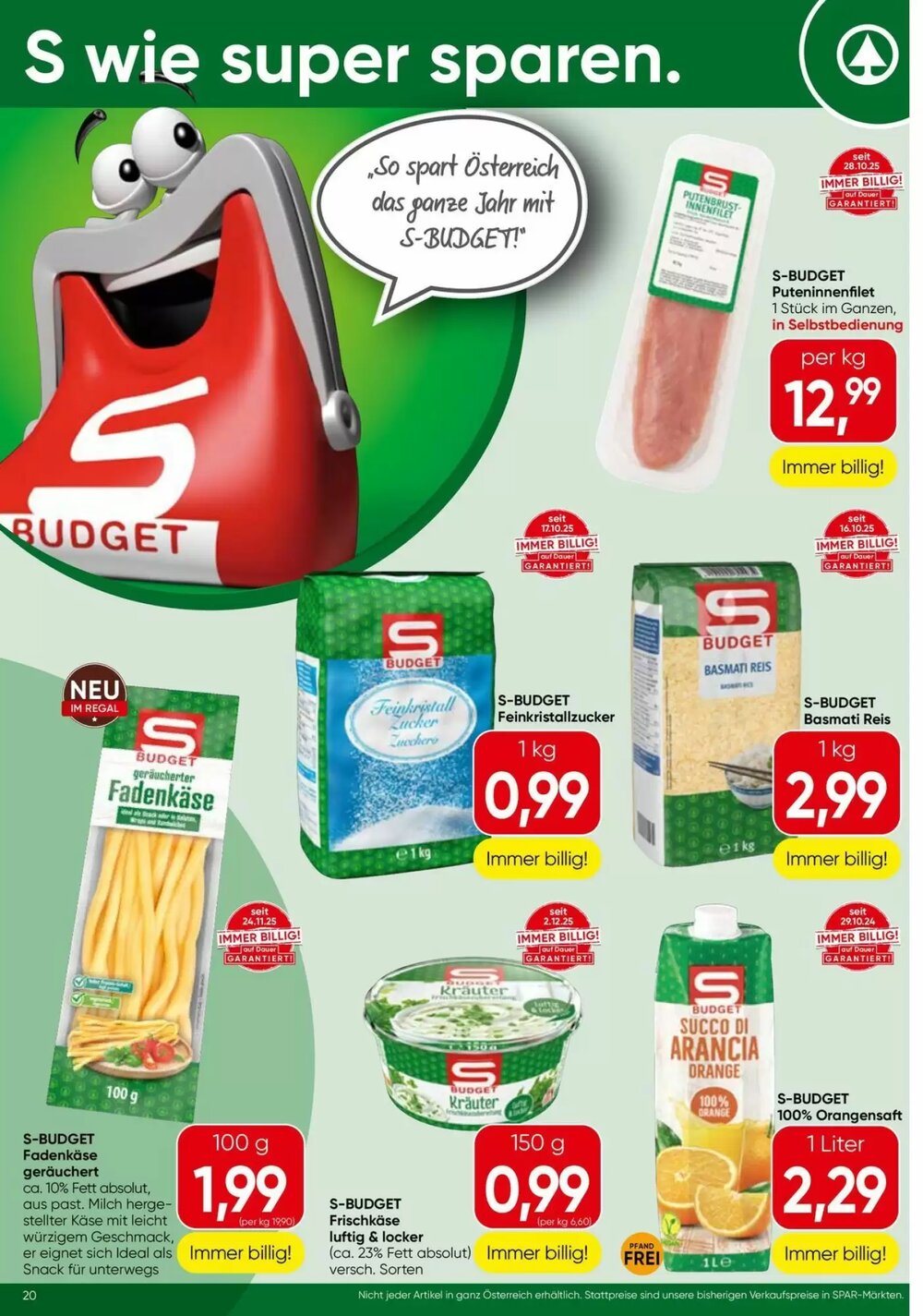 Eurospar Flugblatt (ab 31.12.2025) - Angebote und Prospekt - Seite 20