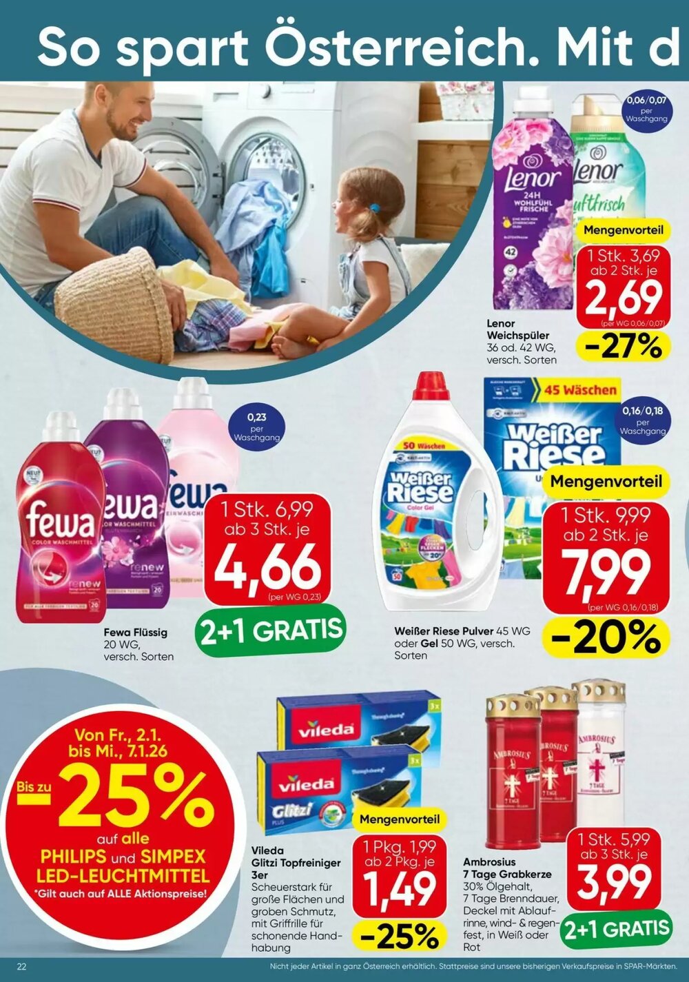 Eurospar Flugblatt (ab 31.12.2025) - Angebote und Prospekt - Seite 22