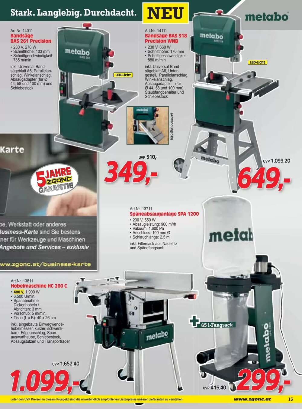 Zgonc Flugblatt (ab 01.01.2026) - Angebote und Prospekt - Seite 15