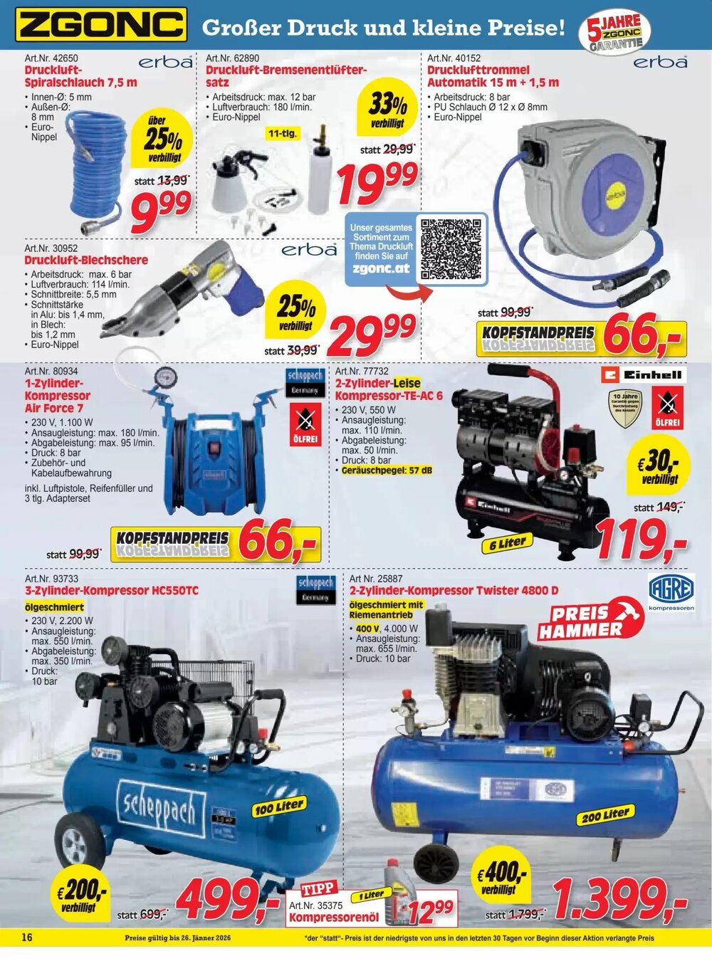Zgonc Flugblatt (ab 01.01.2026) - Angebote und Prospekt - Seite 16