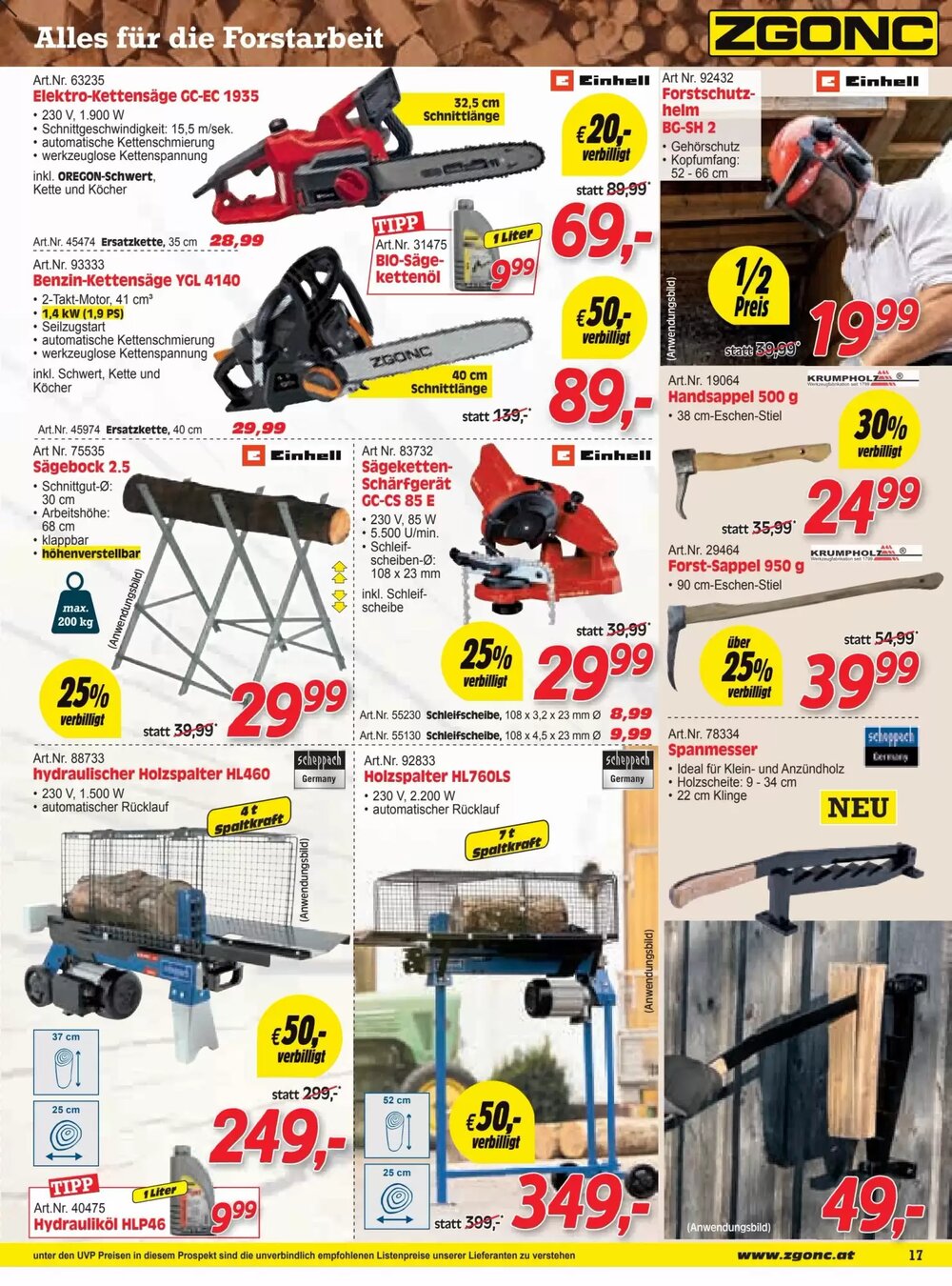 Zgonc Flugblatt (ab 01.01.2026) - Angebote und Prospekt - Seite 17