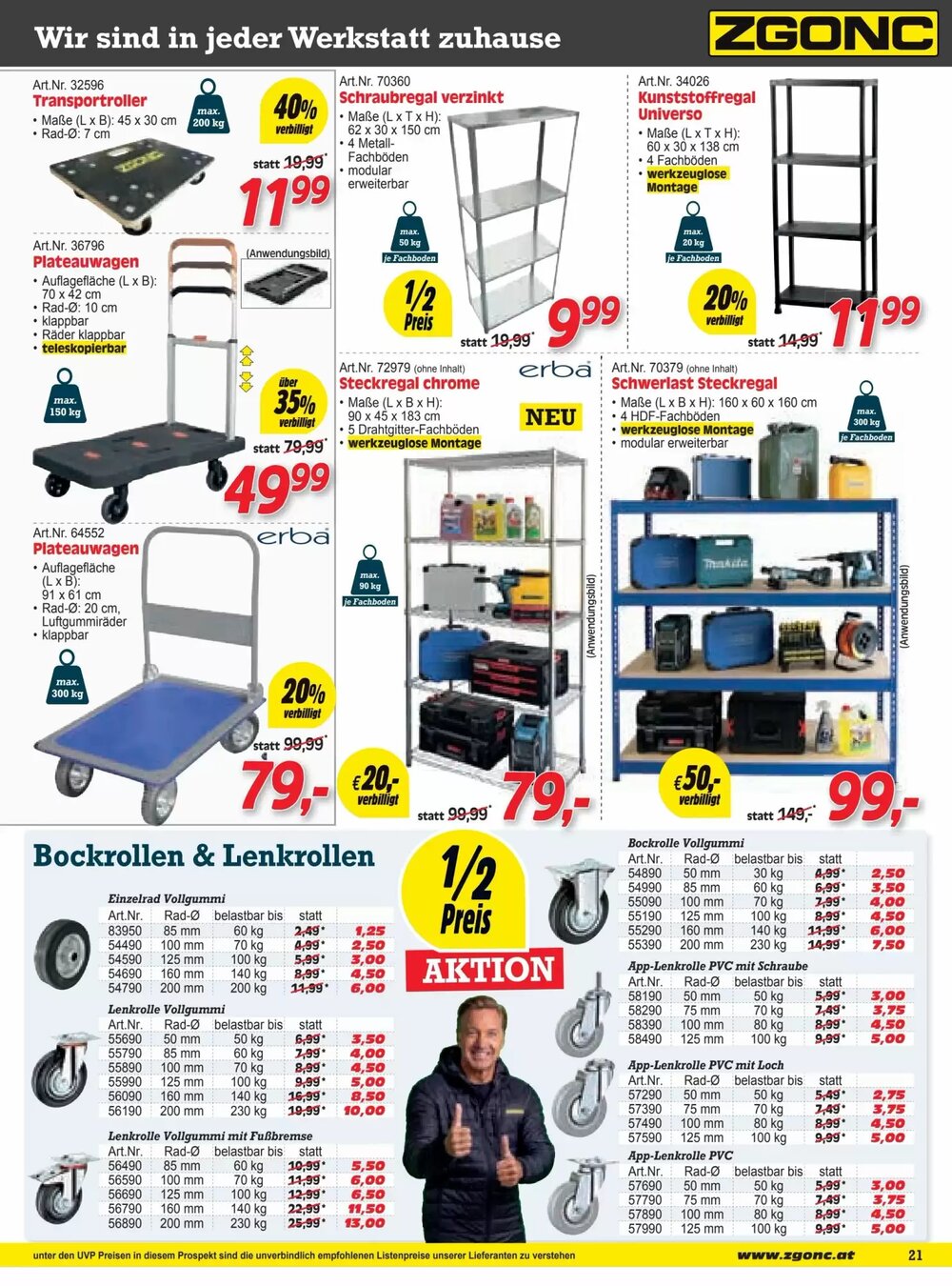 Zgonc Flugblatt (ab 01.01.2026) - Angebote und Prospekt - Seite 21