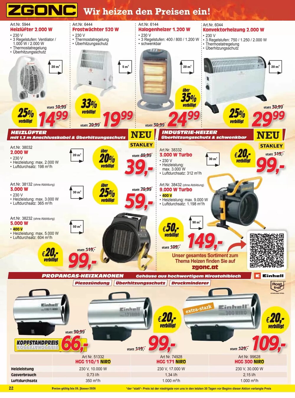 Zgonc Flugblatt (ab 01.01.2026) - Angebote und Prospekt - Seite 22