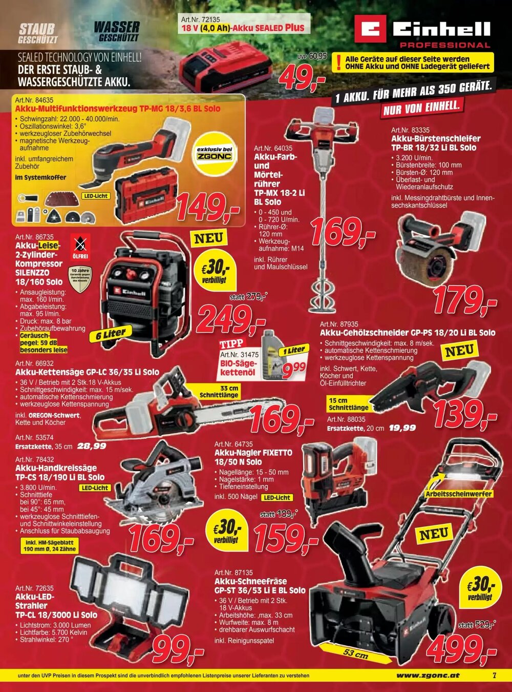 Zgonc Flugblatt (ab 01.01.2026) - Angebote und Prospekt - Seite 7