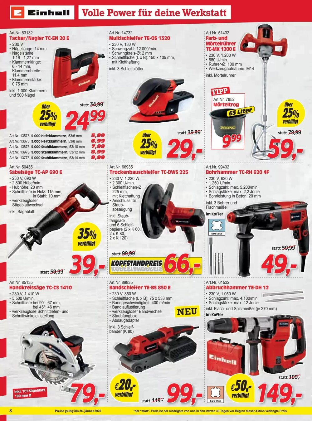 Zgonc Flugblatt (ab 01.01.2026) - Angebote und Prospekt - Seite 8