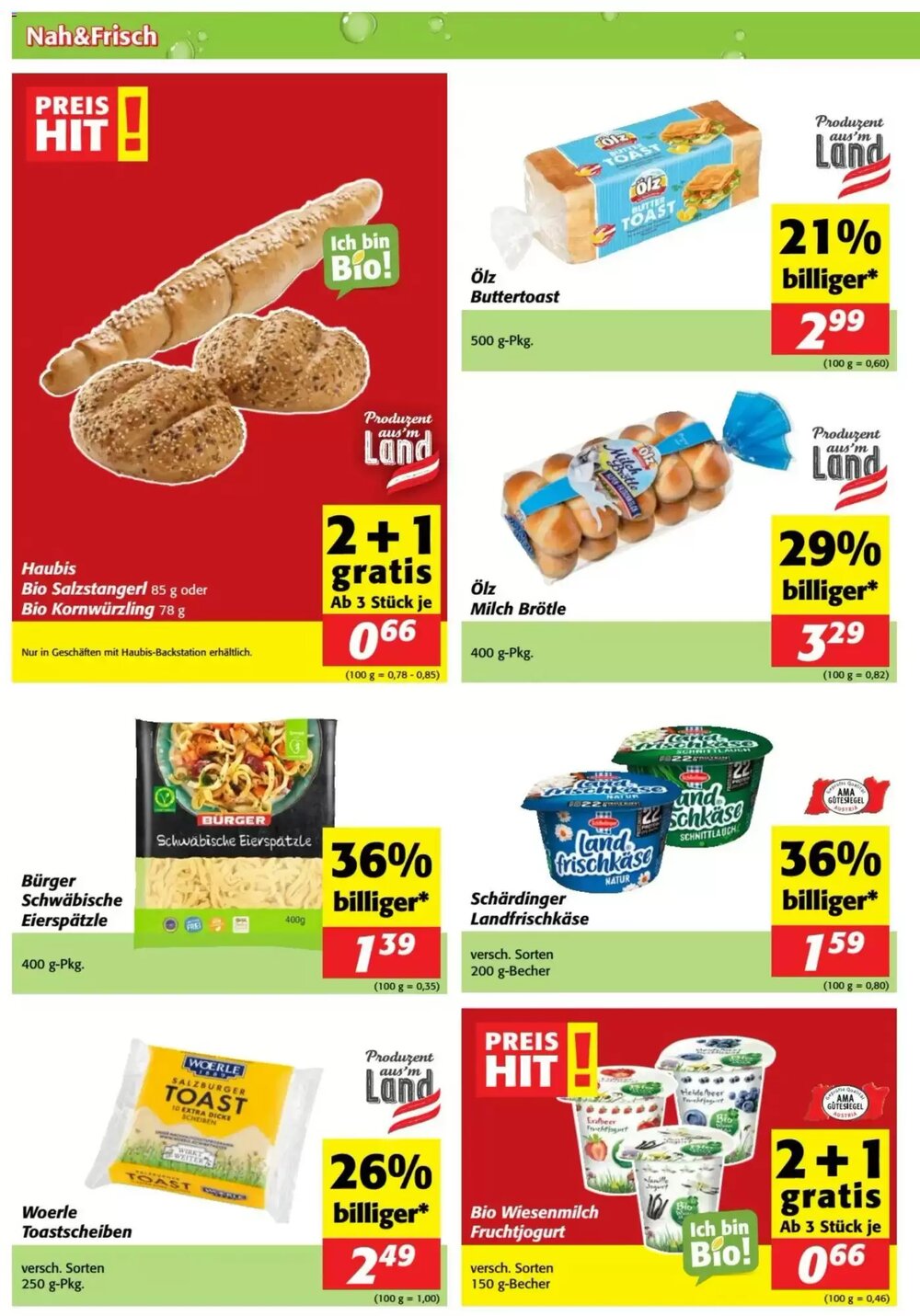 Nah&Frisch Flugblatt (ab 02.01.2026) - Angebote und Prospekt - Seite 2