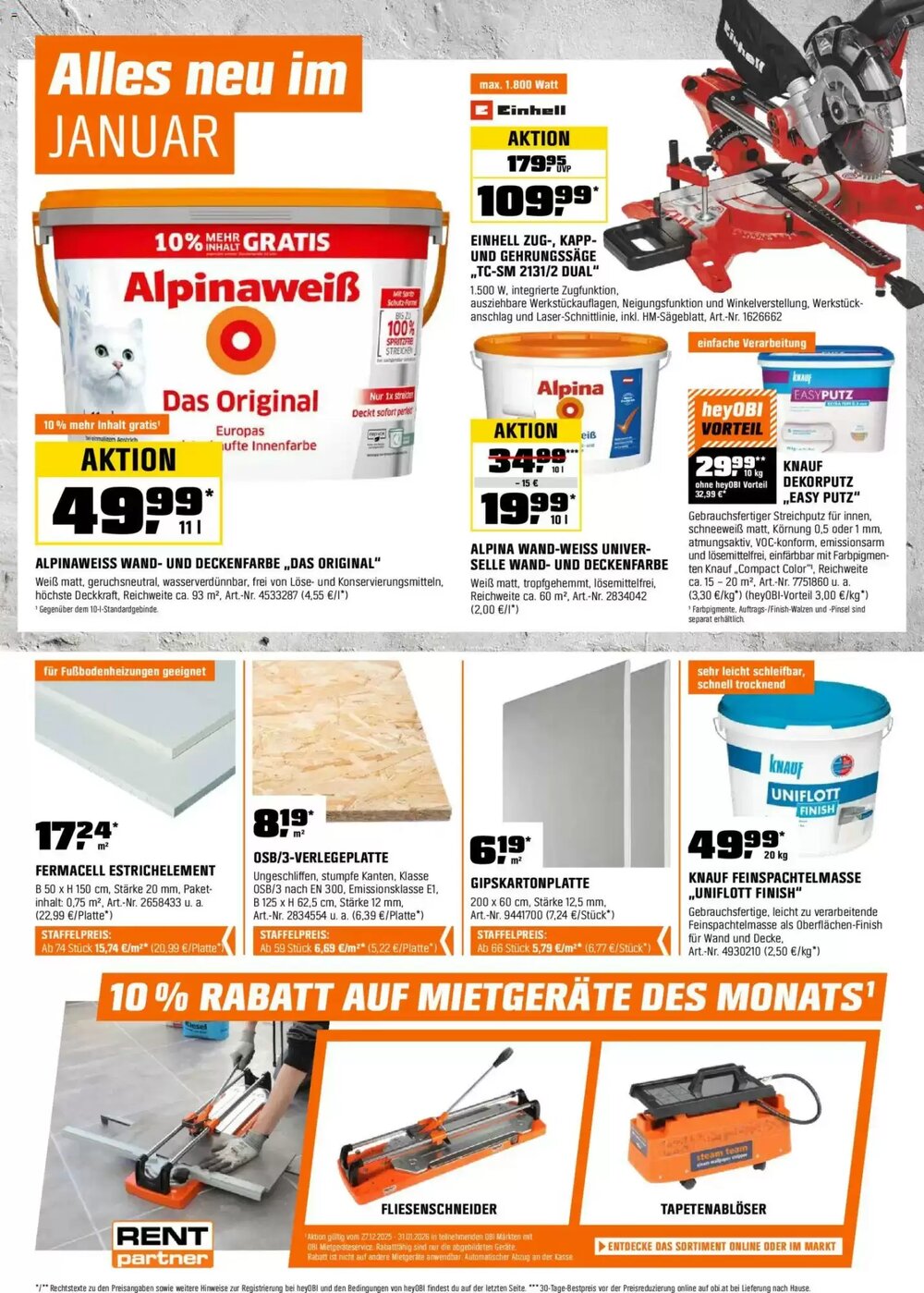 OBI Flugblatt (ab 02.01.2026) - Angebote und Prospekt - Seite 10