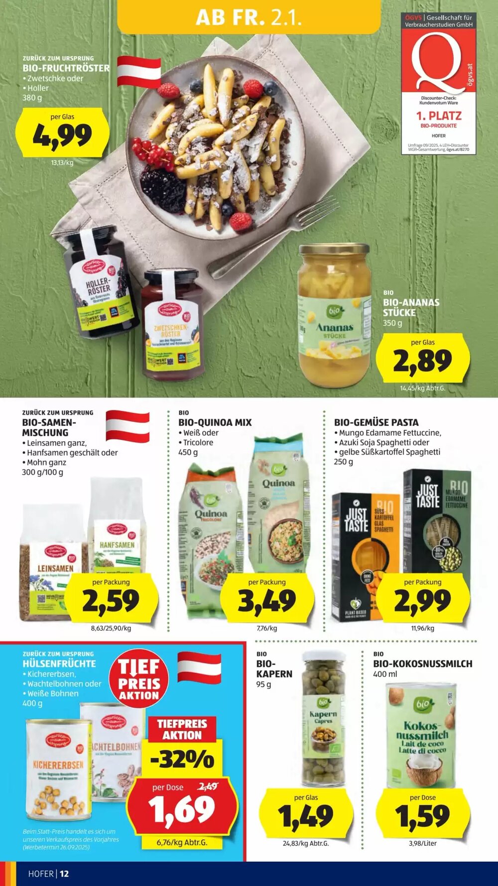 Hofer Flugblatt (ab 02.01.2026) - Angebote und Prospekt - Seite 14