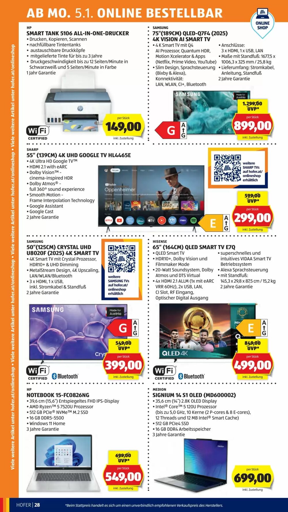 Hofer Flugblatt (ab 02.01.2026) - Angebote und Prospekt - Seite 32