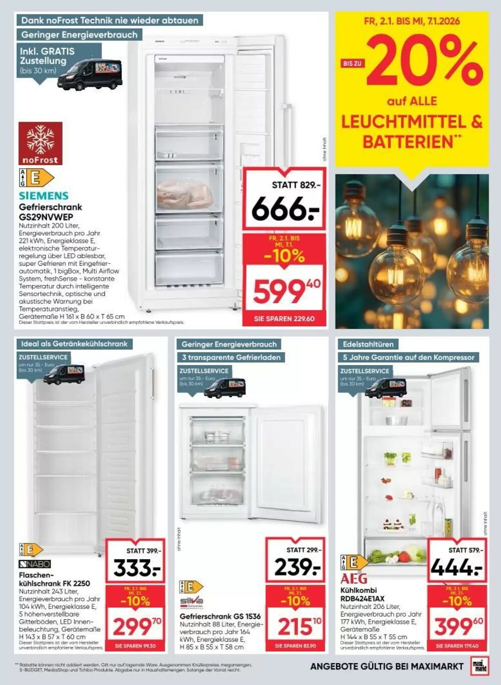 Maximarkt Flugblatt (ab 02.01.2026) - Angebote und Prospekt - Seite 21