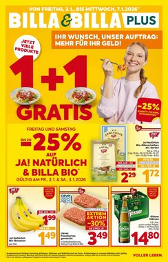 Billa Flugblatt (ab 02.01.2026) - Angebote und Prospekt