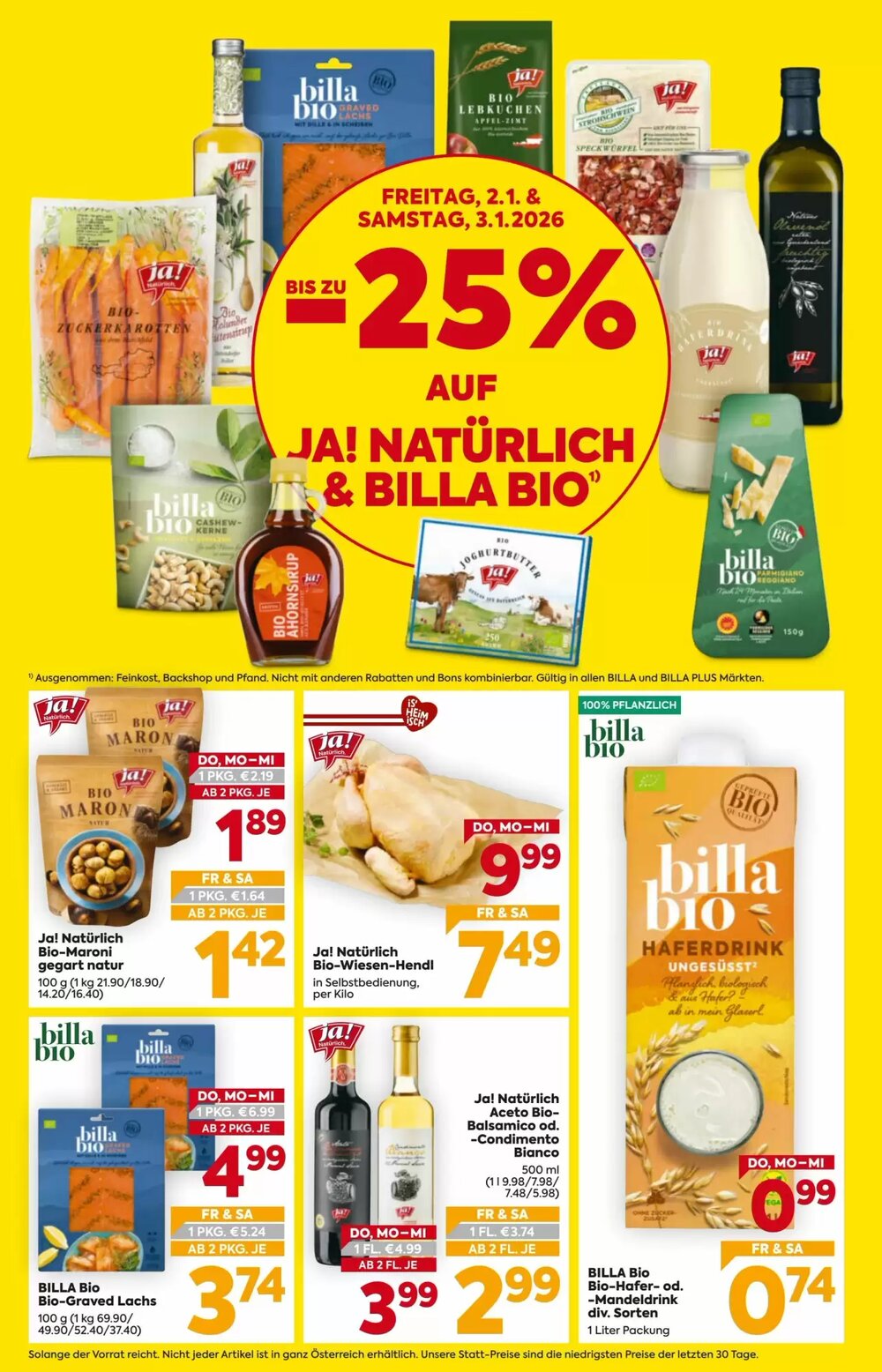 Billa Flugblatt (ab 02.01.2026) - Angebote und Prospekt - Seite 2