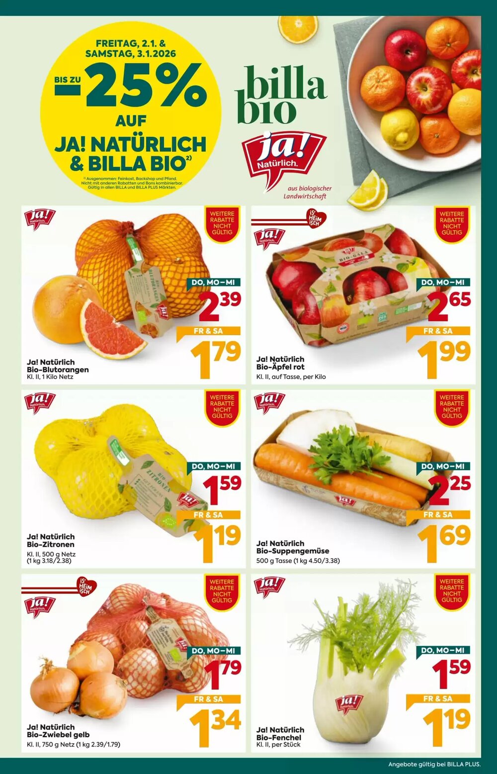 Billa Flugblatt (ab 02.01.2026) - Angebote und Prospekt - Seite 4