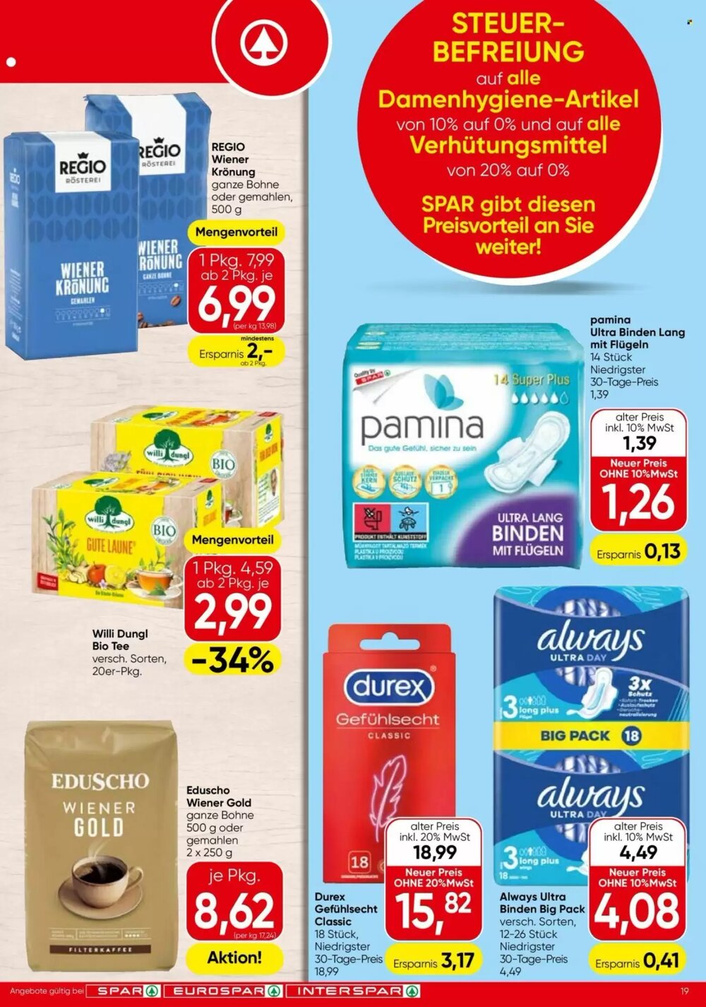 Spar Flugblatt (ab 02.01.2026) - Angebote und Prospekt - Seite 19