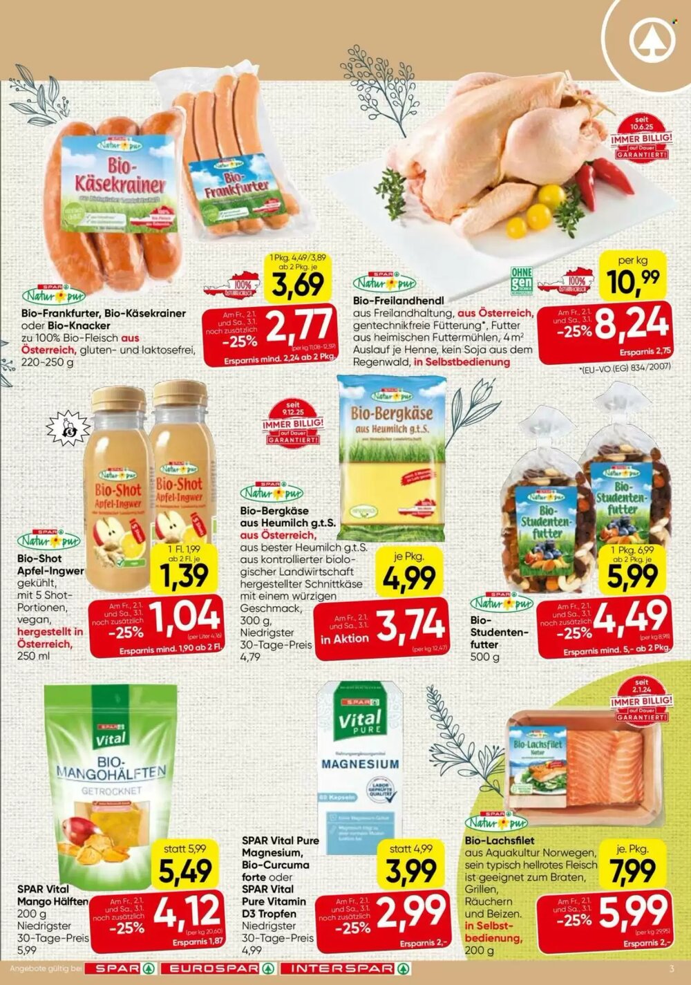 Spar Flugblatt (ab 02.01.2026) - Angebote und Prospekt - Seite 3