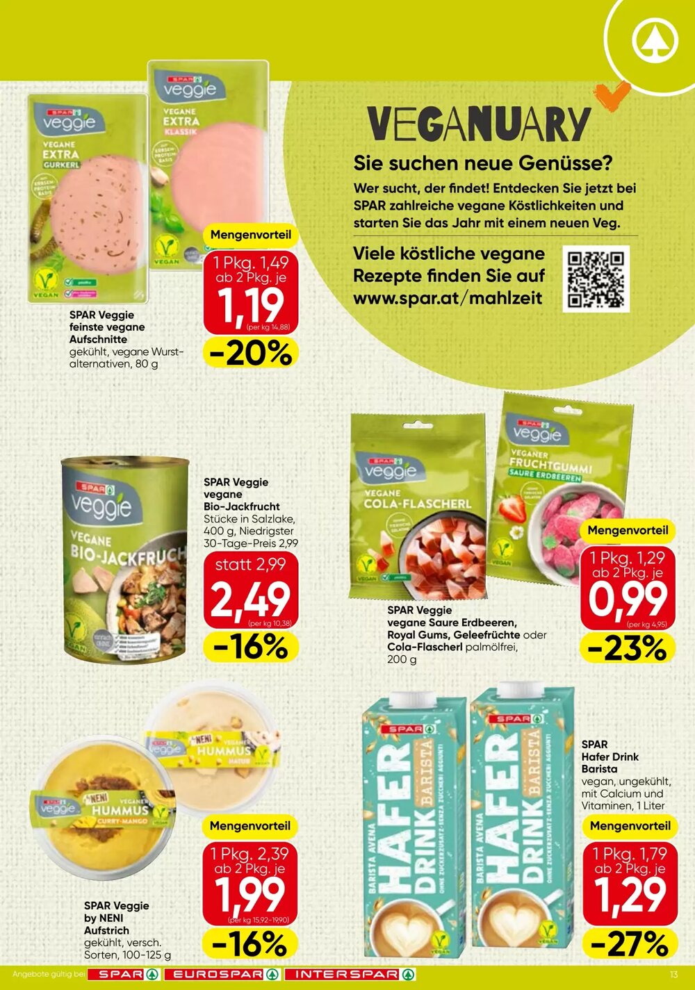 Strasser Markt Flugblatt (ab 02.01.2026) - Angebote und Prospekt - Seite 13