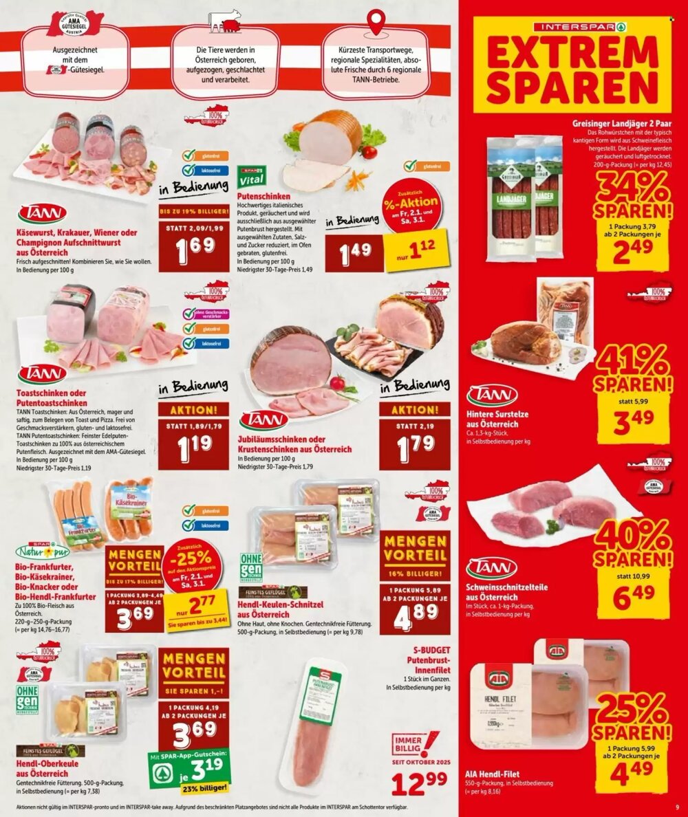 Interspar Flugblatt (ab 02.01.2026) - Angebote und Prospekt - Seite 9