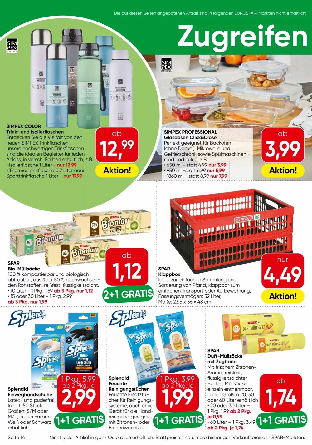 Eurospar Flugblatt (ab 02.01.2026) - Angebote und Prospekt - Seite 14